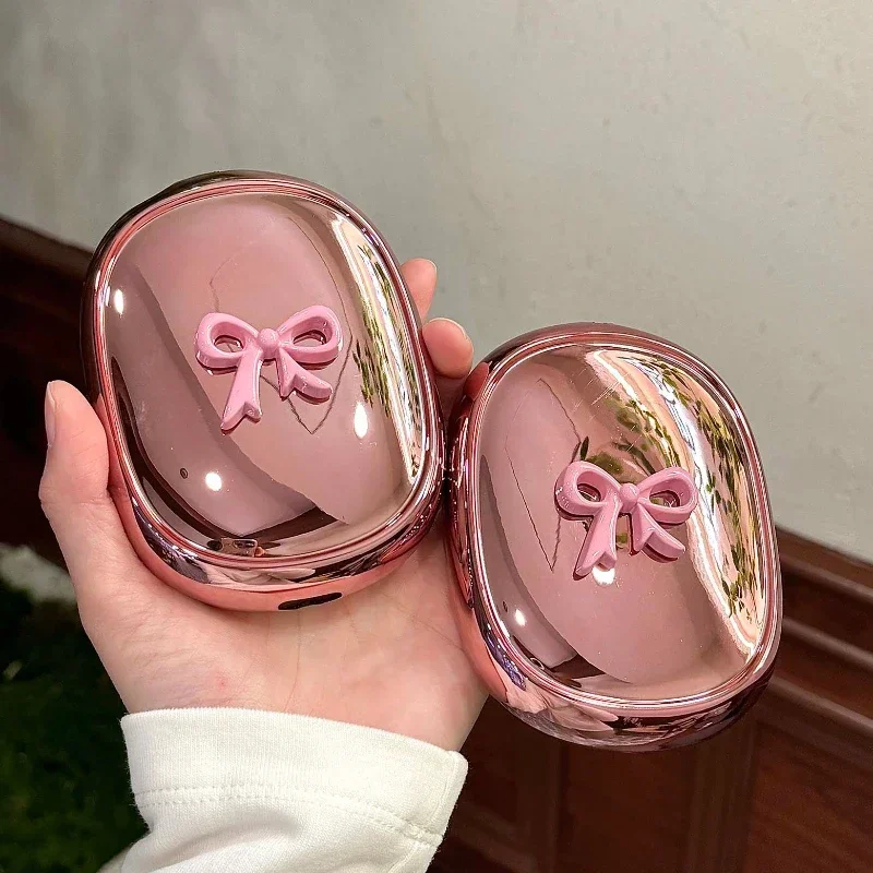 INS Fashion Pink 3D Bow Headphone Earphone Case For Apple Airpods Max2 Electroplated Headphones Protective Case For Airpods Max
INS Fashion Pink 3D Bow Headphone Earphone Case For Apple Airpods Max2 Electroplated Headphones Protective Case For Airpods Max