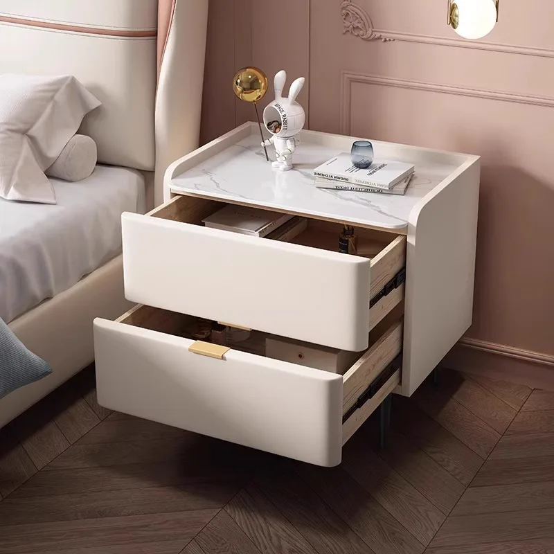Solid wood bedside table light luxury high-end bedroom small storage cabinet modern simple rock slab storage cabinet household
Solid wood bedside table light luxury high-end bedroom small storage cabinet modern simple rock slab storage cabinet household