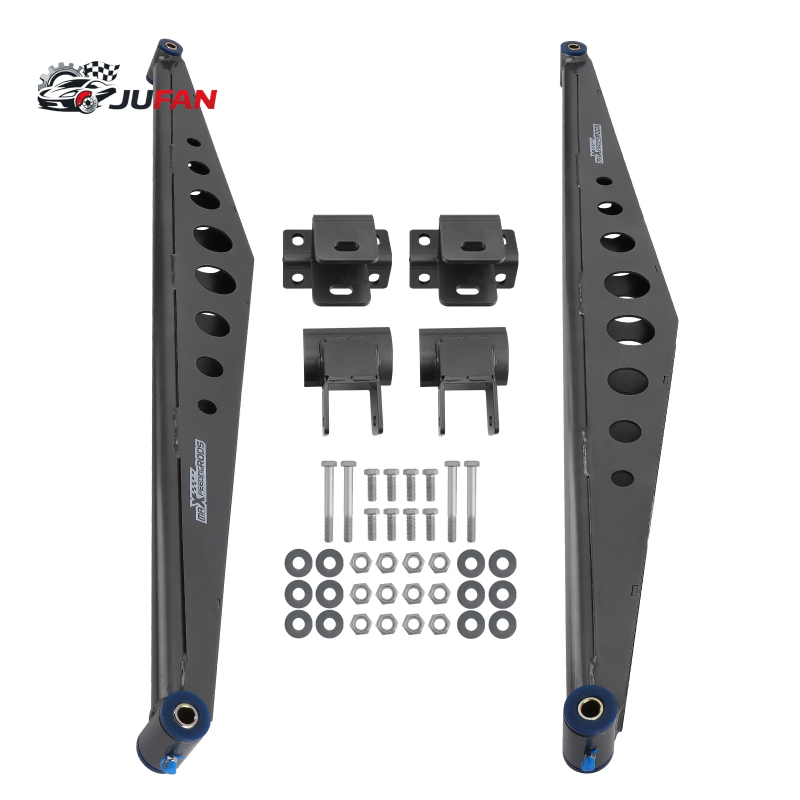 MaXpeedingrods Rear Control Arm Ladder Traction Bars W/ Mounting Brackets for Ford F150/F250/F350 1980-1996
MaXpeedingrods Rear Control Arm Ladder Traction Bars W/ Mounting Brackets for Ford F150/F250/F350 1980-1996