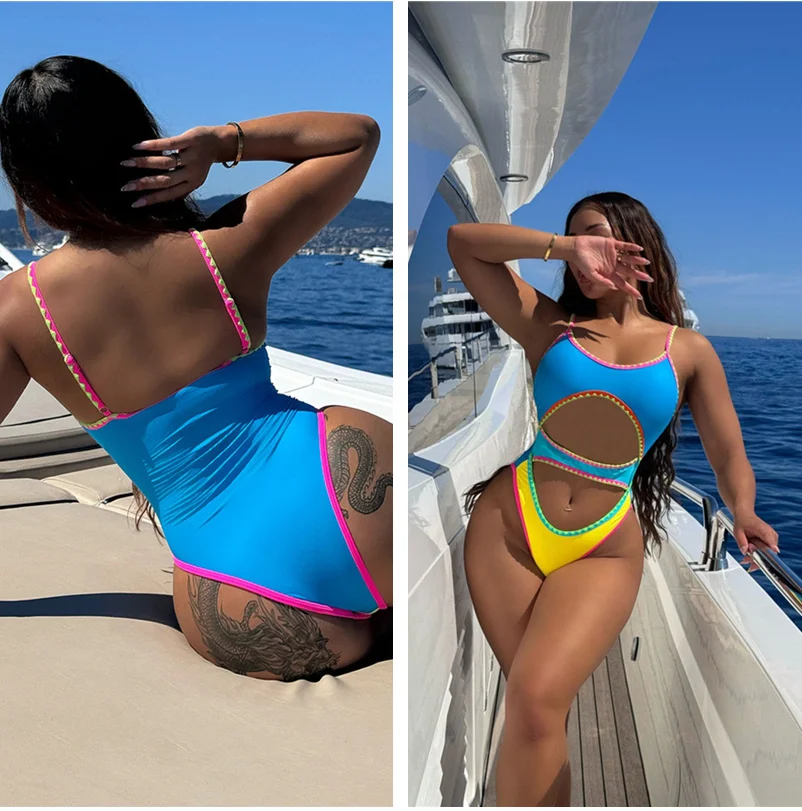 2025 Sexy Hollow Swimwear Women Backless One Piece Swimsuit Maio Biquini Mujer Trikini Maillot Femme Badpak Monokini купальники
2025 Sexy Hollow Swimwear Women Backless One Piece Swimsuit Maio Biquini Mujer Trikini Maillot Femme Badpak Monokini купальники
