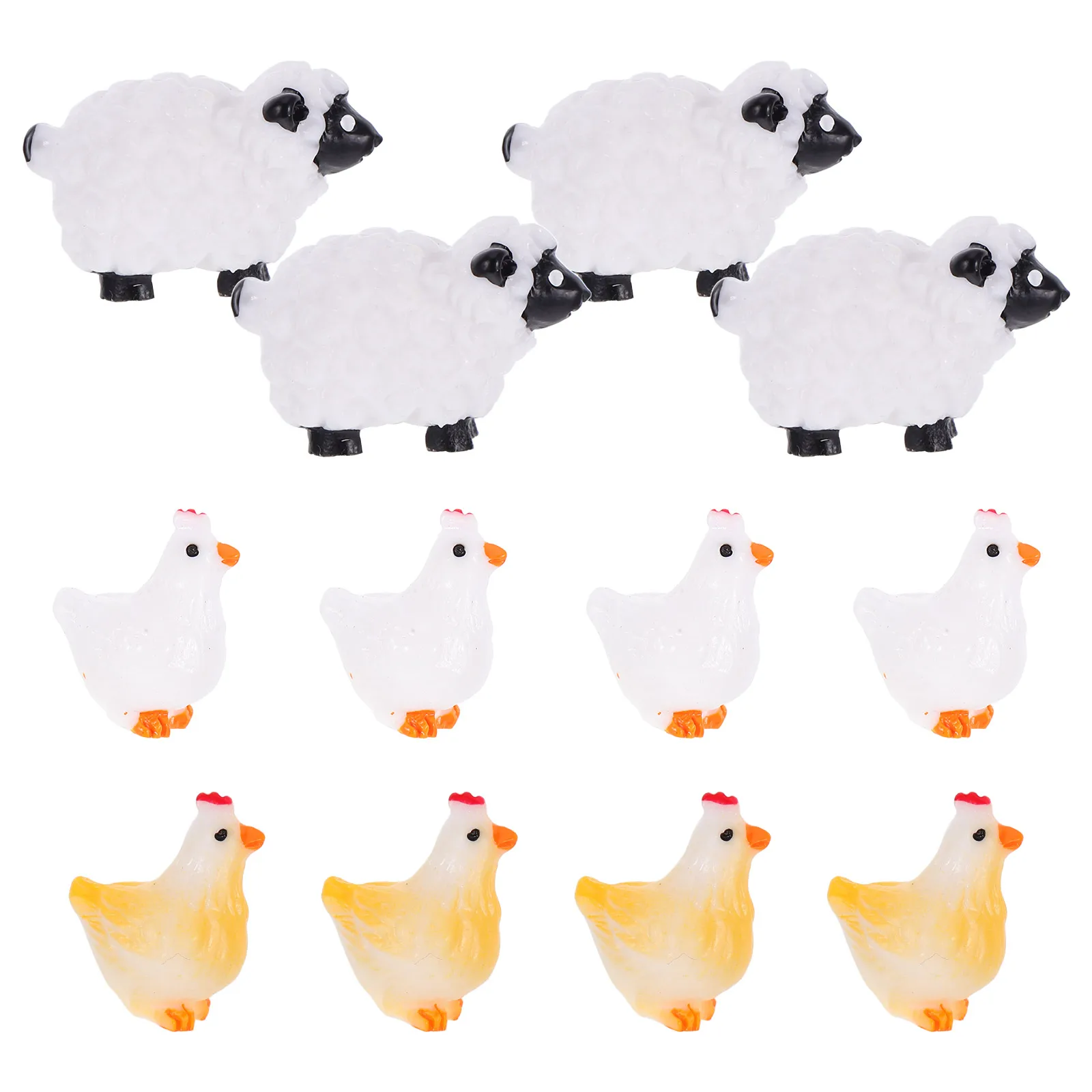 12 Mini Chicken Figurines Resin Decorative Statues Garden naments Animal Accessories Indoor Miniature Garden Decorations Outdoor
12 Mini Chicken Figurines Resin Decorative Statues Garden naments Animal Accessories Indoor Miniature Garden Decorations Outdoor