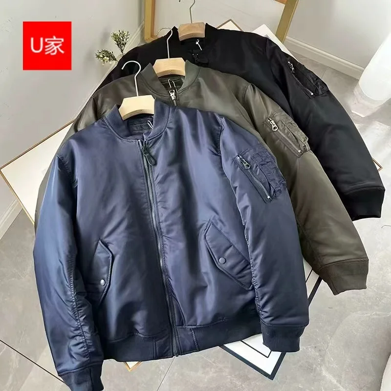 New Autumn Winter Men's Women's Military Sle Jaet Pilot Coat Cotton Outerwear Casual Long Sve Zipper Closure Coat
New Autumn Winter Men's Women's Military Sle Jaet Pilot Coat Cotton Outerwear Casual Long Sve Zipper Closure Coat