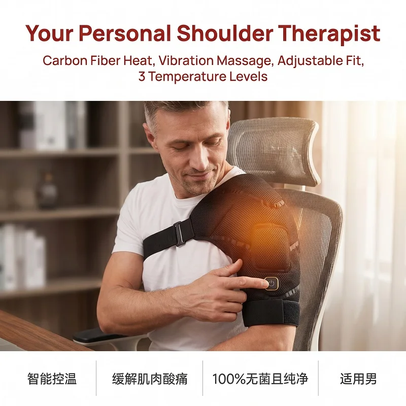 Electric Heating Massage Shoulder Braces Vibration Shoulder Massage Support Belt Strap For Joint Brace Care Muscle Relaxation
Electric Heating Massage Shoulder Braces Vibration Shoulder Massage Support Belt Strap For Joint Brace Care Muscle Relaxation
