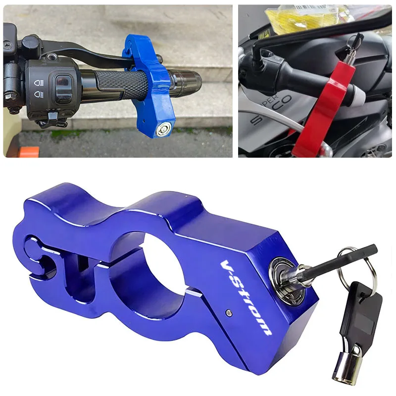 For Vstrom DL 250 650 1000 1050 800 DE 800DE v-strom 650 250 1000 1050/xt Motorcycle Handlebar Lock Brake Solid Lock Anti Theft
For Vstrom DL 250 650 1000 1050 800 DE 800DE v-strom 650 250 1000 1050/xt Motorcycle Handlebar Lock Brake Solid Lock Anti Theft