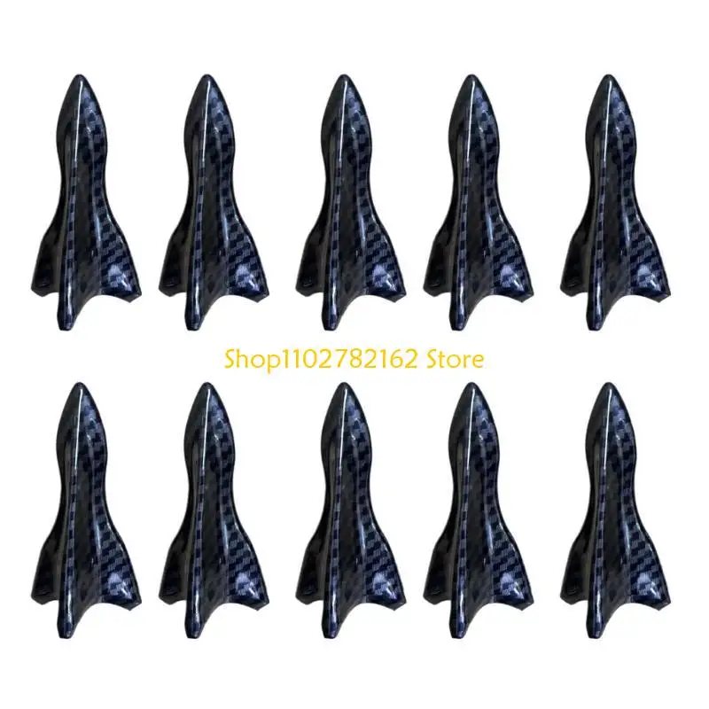 547B 10pcs Universal Shark Fin Diffuser Vortexs Generator Bumper Spoiler Attachment Upgrades for Car Roof Spoilers & Bumpers
547B 10pcs Universal Shark Fin Diffuser Vortexs Generator Bumper Spoiler Attachment Upgrades for Car Roof Spoilers & Bumpers