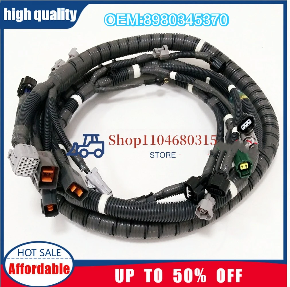 8980345370 8980350543 98244365-0 жгут проводов двигателя жгут проводов 4JJ1 для деталей Sumitomo SH120-5 ZX120-3 ZX110-3 
8980345370 8980350543 98244365-0 жгут проводов двигателя жгут проводов 4JJ1 для деталей Sumitomo SH120-5 ZX120-3 ZX110-3