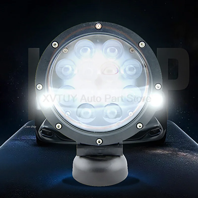 60W LED Offroad High Power Car Spotlight IP67 Waterproof Modified Headlight Roof Lamp Adjustment Long Lifespan Turbine Cooling
60W LED Offroad High Power Car Spotlight IP67 Waterproof Modified Headlight Roof Lamp Adjustment Long Lifespan Turbine Cooling