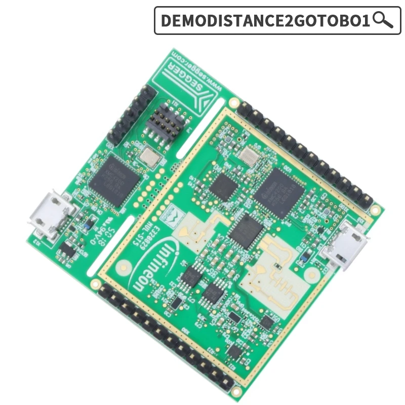 DEMODISTANCE2GOTOBO1 BGT24MTR11 24 ГГц радарный датчик макетная плата высокая точность для измерения расстояния
DEMODISTANCE2GOTOBO1 BGT24MTR11 24 ГГц радарный датчик макетная плата высокая точность для измерения расстояния