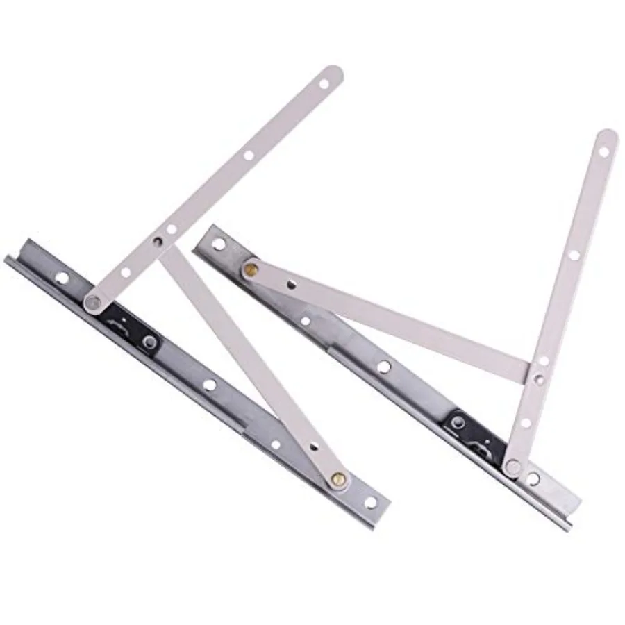 1 Pair Casement Window Hinge, 10 Inch Stainless Steel Finish Adjustable/2 Pack Standard Duty Concealed Hinge, Universal E-Gard
1 Pair Casement Window Hinge, 10 Inch Stainless Steel Finish Adjustable/2 Pack Standard Duty Concealed Hinge, Universal E-Gard
