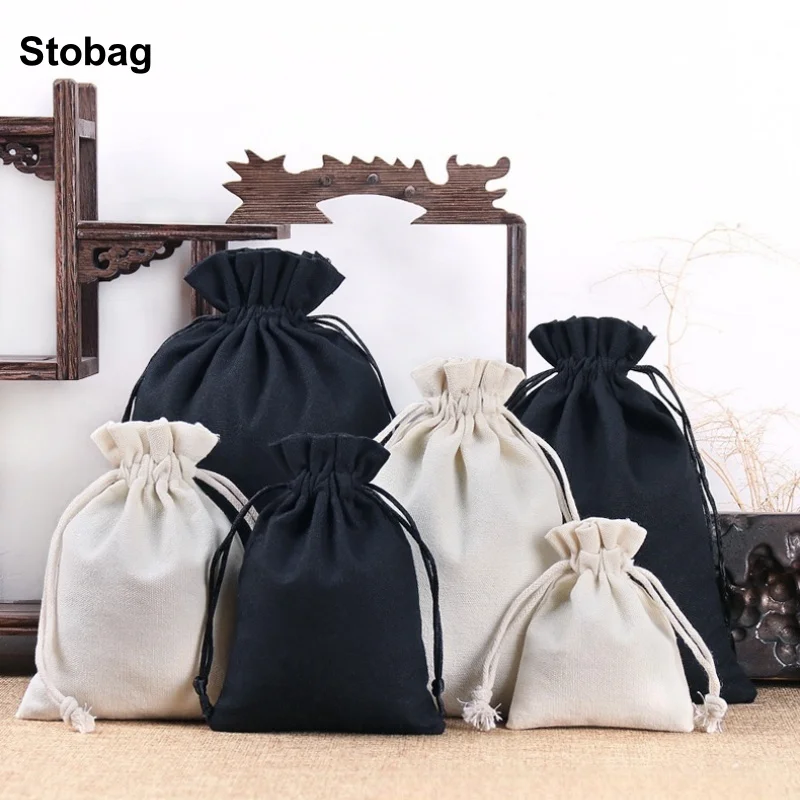 StoBag 50pcs Wholesale White/Black Canvas Cotton Drawstring Bags Candy Gift Jewelry Packaging Storage Bundle Pocket Pouches
StoBag 50pcs Wholesale White/Black Canvas Cotton Drawstring Bags Candy Gift Jewelry Packaging Storage Bundle Pocket Pouches