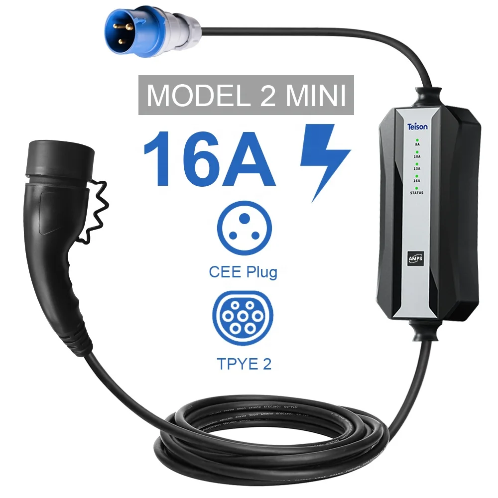 Teison mobile ev charger car-carrying portable ev charger CEE plug CE certified
Teison mobile ev charger car-carrying portable ev charger CEE plug CE certified