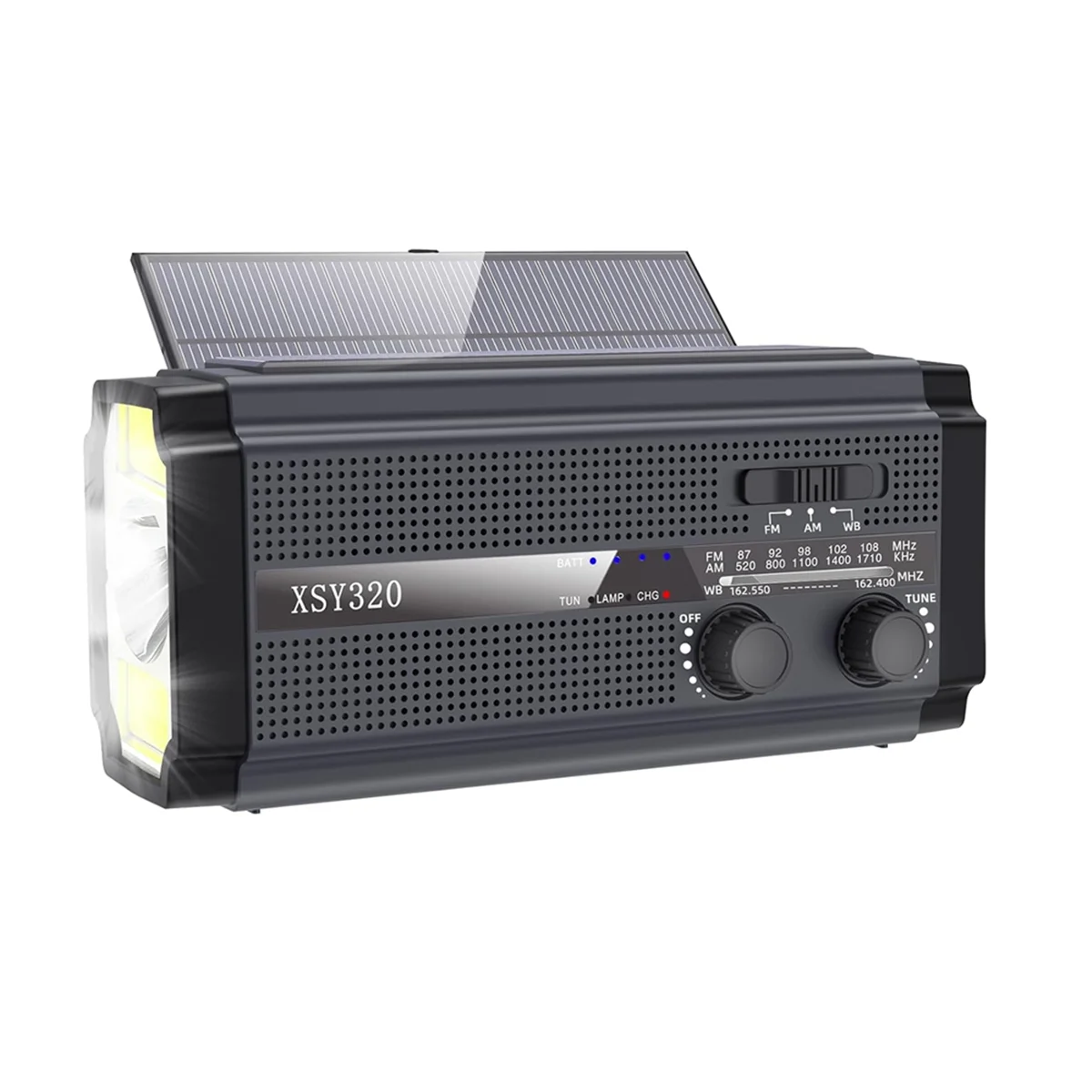 IIJJ-Emergency Weather Radio Hand Crank Solar Radio Portable AM/FM/NOAA Radio with 5 Charging Modes Cell Phone Charger
IIJJ-Emergency Weather Radio Hand Crank Solar Radio Portable AM/FM/NOAA Radio with 5 Charging Modes Cell Phone Charger