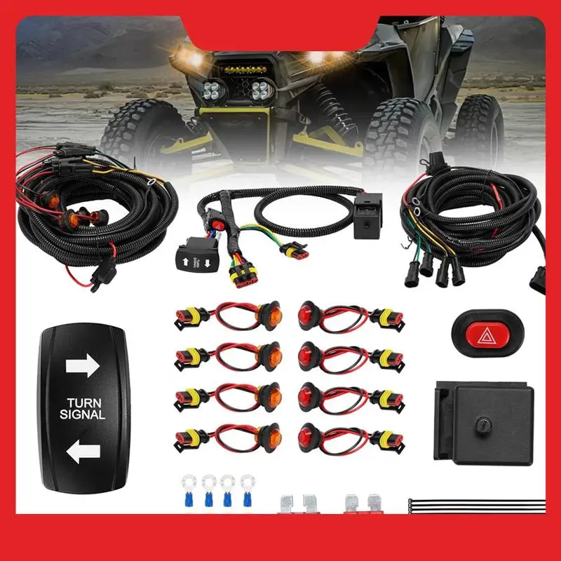 ATV UTV Turn Signal Kit Universal Street Legal Kit Forforcan-Am Commander Max / Outlander 1000 Gen2 Forarctic Cat Prowler
ATV UTV Turn Signal Kit Universal Street Legal Kit Forforcan-Am Commander Max / Outlander 1000 Gen2 Forarctic Cat Prowler