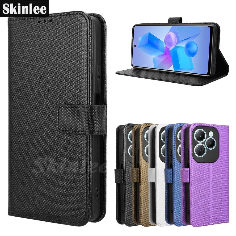 Skinlee For Infinix Hot 40 Pro Flip Wallet Case Magnetic Leather Card Bag Fall Prevention Cover For Infinix Hot 40 Shell
Skinlee For Infinix Hot 40 Pro Flip Wallet Case Magnetic Leather Card Bag Fall Prevention Cover For Infinix Hot 40 Shell
