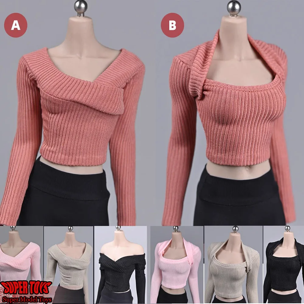 9 Colors 1/6 Sexy Female Thick Stripe Knitted Sweater Clothes Fit 12'' TBL PH JO Soldier Action Figure Body Dolls
9 Colors 1/6 Sexy Female Thick Stripe Knitted Sweater Clothes Fit 12'' TBL PH JO Soldier Action Figure Body Dolls
