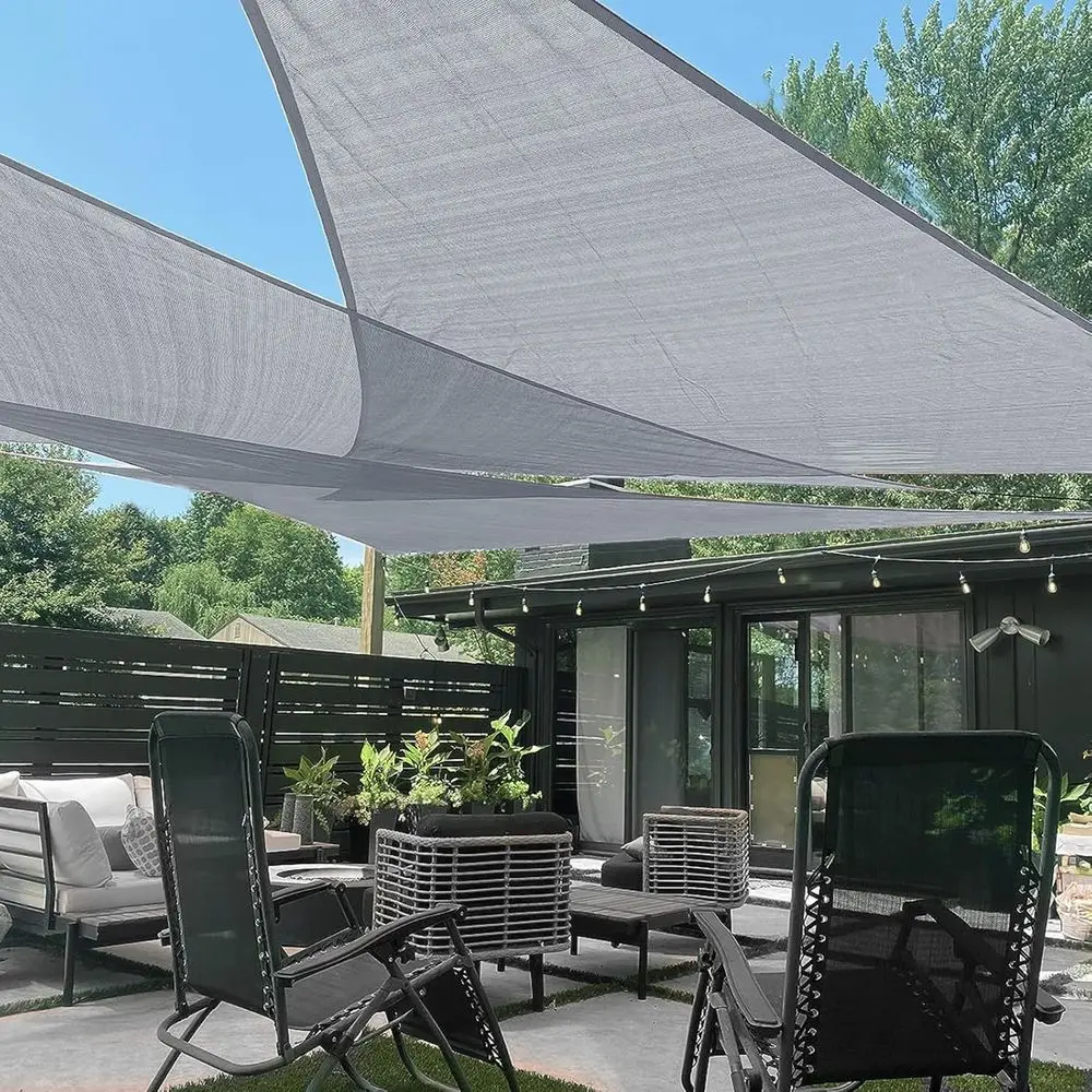 Custom Size 17'x24'x29.4' Silver Grey Sun Shade Sail e Sunshade abric Awning or Patio Backyard Carport Pergola (Customized)
Custom Size 17'x24'x29.4' Silver Grey Sun Shade Sail e Sunshade abric Awning or Patio Backyard Carport Pergola (Customized)