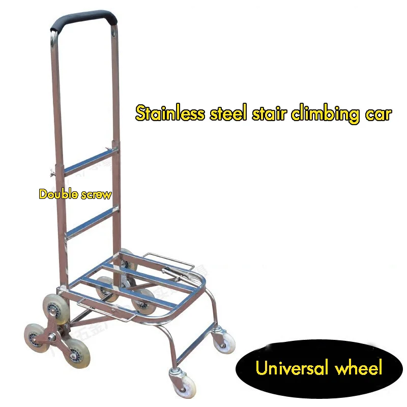 New Foldable Hand-Pulled Cargo Trolley Stair Climbing Luggage Cart Convenient Portable Moving Helper for Travel,Pulling Trolley
New Foldable Hand-Pulled Cargo Trolley Stair Climbing Luggage Cart Convenient Portable Moving Helper for Travel,Pulling Trolley