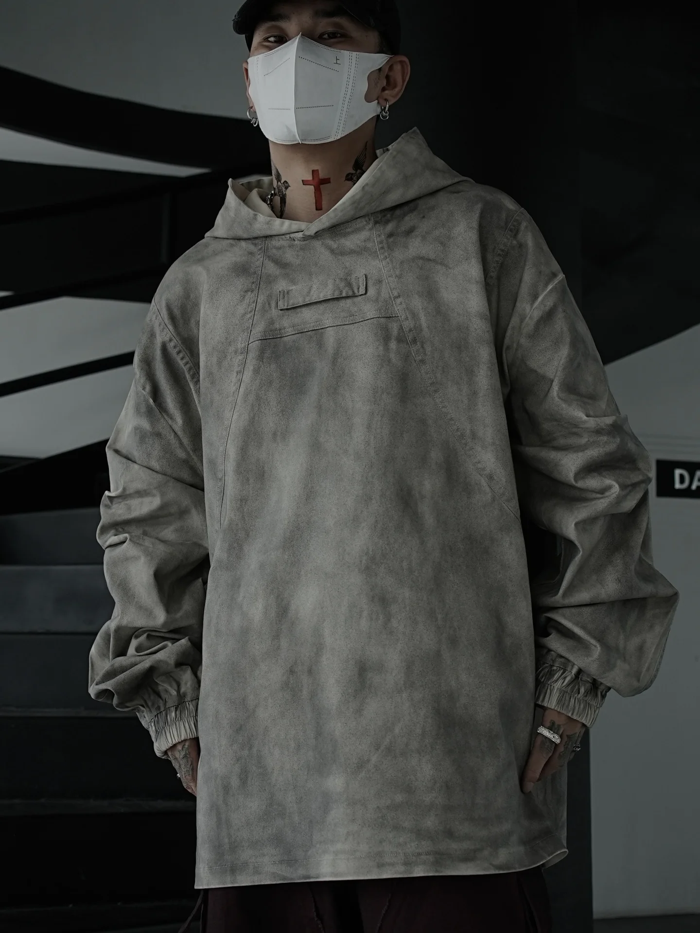 Asian Culture High Street Hip Hop Design Large Size Hooded Sweater American Tie-Dyed Loose Top Khaki
Asian Culture High Street Hip Hop Design Large Size Hooded Sweater American Tie-Dyed Loose Top Khaki