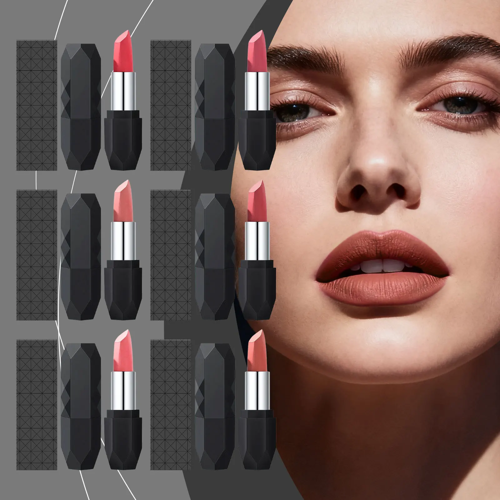 Zephoco Crystal Diamond Long Wear Lipstick Silky Matte Finish Natural Color Precise Lip Lining Contouring Flawless Lip Look 3.5g
Zephoco Crystal Diamond Long Wear Lipstick Silky Matte Finish Natural Color Precise Lip Lining Contouring Flawless Lip Look 3.5g