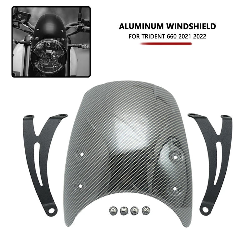Алюминиевый ветровой экран для мотоцикла, с кронштейном, для Trident 660 Trident660 2021 2022
Алюминиевый ветровой экран для мотоцикла, с кронштейном, для Trident 660 Trident660 2021 2022