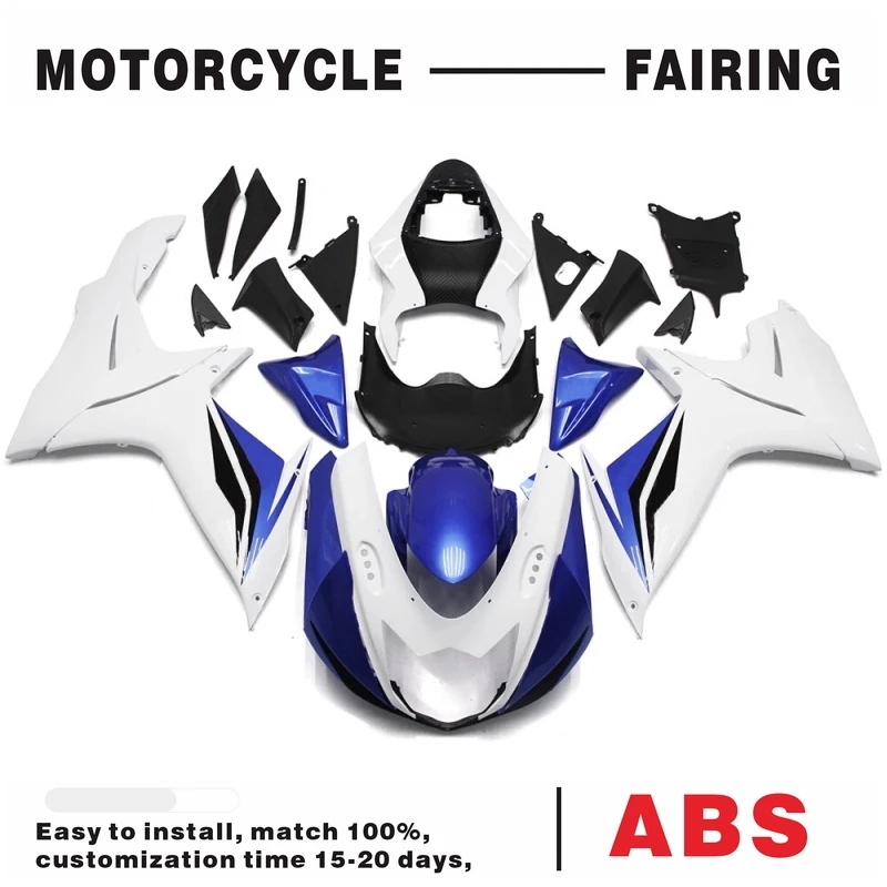 Blue White Fairings Kit ABS Injection Fit for 2011-2023 GSXR 600 GSXR750
Blue White Fairings Kit ABS Injection Fit for 2011-2023 GSXR 600 GSXR750