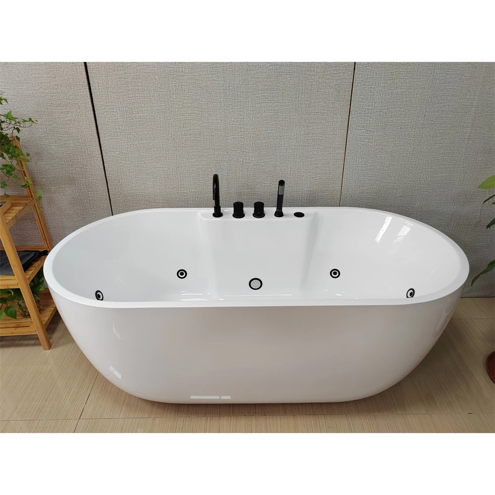 Modern Design Adult Freestanding Whirlpool Bath Tub White Acrylic Bathtubs
Modern Design Adult Freestanding Whirlpool Bath Tub White Acrylic Bathtubs