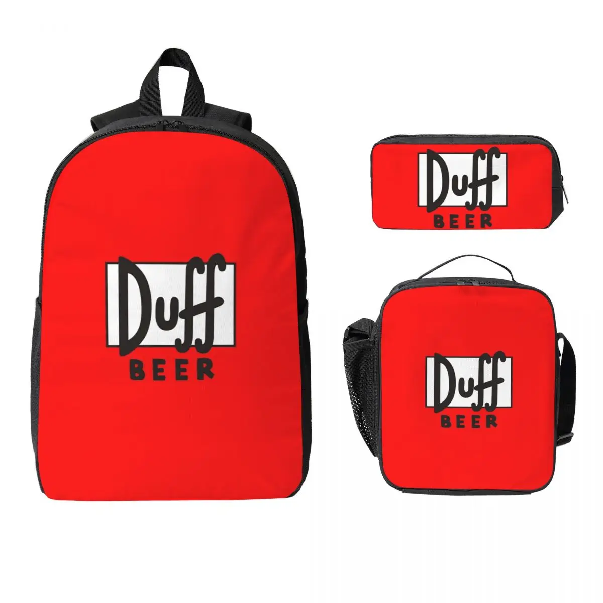 Duff Beer (4) Backpack Student Boys Girls BookBag School Bag Laptop Shoulder Bags 3ps Insulated Lunch Bag Pencil Case
Duff Beer (4) Backpack Student Boys Girls BookBag School Bag Laptop Shoulder Bags 3ps Insulated Lunch Bag Pencil Case