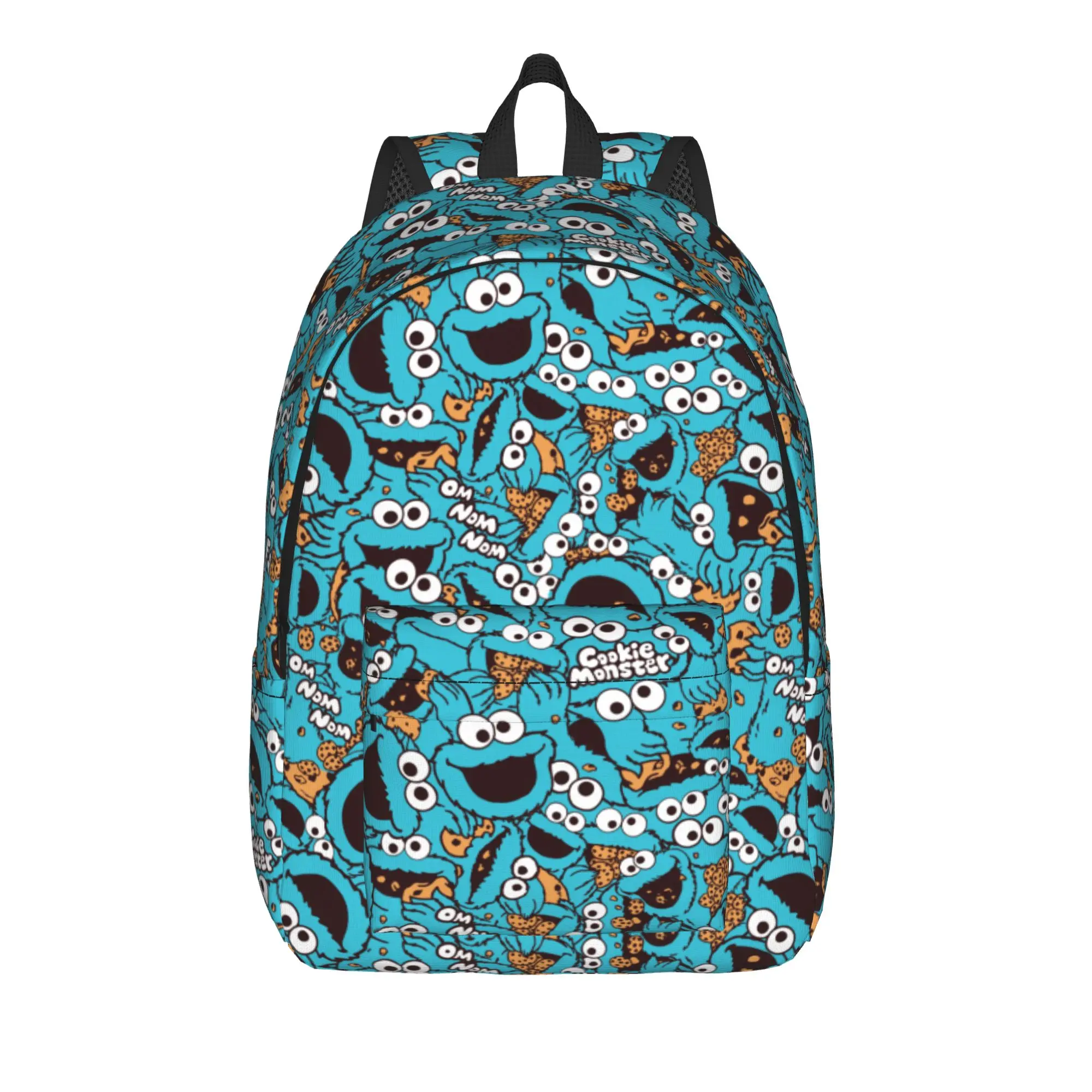 Sesames Streets Backpack Fashion High School Hiking Travel Daypack Cookie Monster Nom Pattern College Shoulder Bag with Pocket
Sesames Streets Backpack Fashion High School Hiking Travel Daypack Cookie Monster Nom Pattern College Shoulder Bag with Pocket
