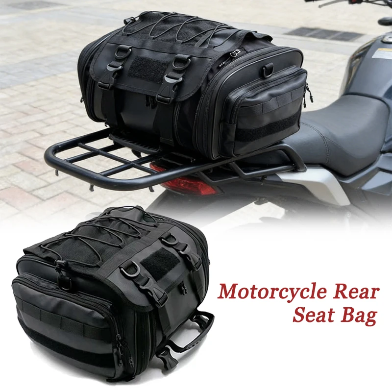 Универсальная мотоциклетная сумка на заднее сиденье, тактическая водонепроницаемая многофункциональная сумка на заднее сиденье, седельная сумка для Benelli KAWASAKI YAMAHA Honda
Универсальная мотоциклетная сумка на заднее сиденье, тактическая водонепроницаемая многофункциональная сумка на заднее сиденье, седельная сумка для Benelli KAWASAKI YAMAHA Honda