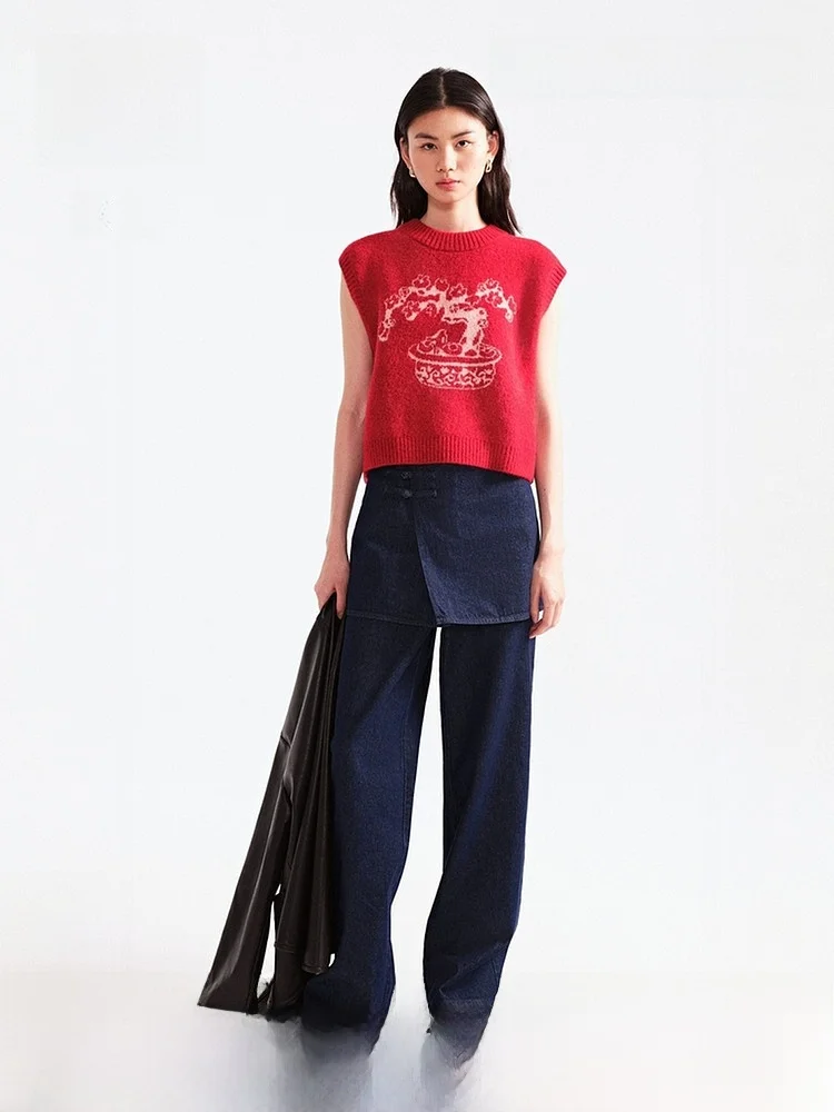 H&M Women's Loose Trousers New Chinese Style Layered Skirt Hem Casual Straight Leg Pants Natural Waist Other Material 100%
H&M Women's Loose Trousers New Chinese Style Layered Skirt Hem Casual Straight Leg Pants Natural Waist Other Material 100%