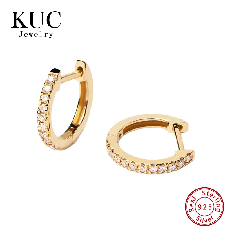 Fine Jewelry Small-sized Hoop Earrings Exquisite and Luxurious 925 Sterling Silver Eternity Mini Zircon Hoop Earrings
Fine Jewelry Small-sized Hoop Earrings Exquisite and Luxurious 925 Sterling Silver Eternity Mini Zircon Hoop Earrings