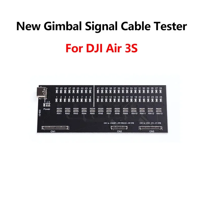 Gimbal Camera Signal Cable Test Tool For Air 3S Accessory PTZ Wire Line Tester For DJI Air 3s Spare Parts
Gimbal Camera Signal Cable Test Tool For Air 3S Accessory PTZ Wire Line Tester For DJI Air 3s Spare Parts