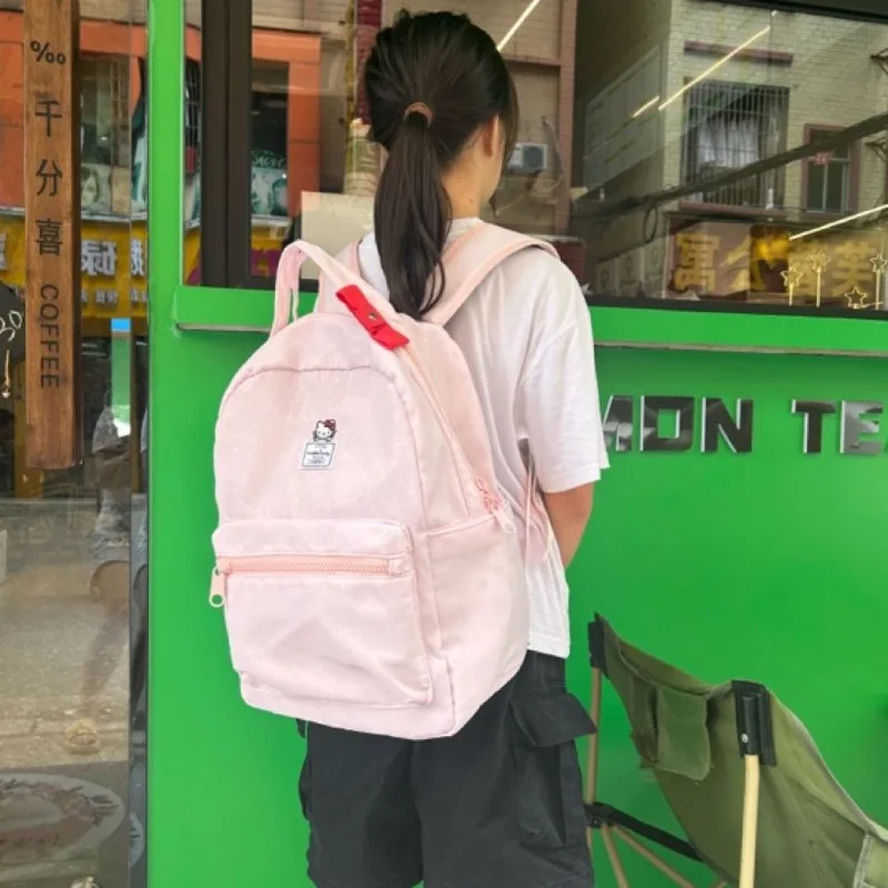 Sanrio Hello Kitty School Backpack for Student Women Girl Kawaii Large Capacity School Bag Fashion Trend Luxury Designer Bag
Sanrio Hello Kitty School Backpack for Student Women Girl Kawaii Large Capacity School Bag Fashion Trend Luxury Designer Bag