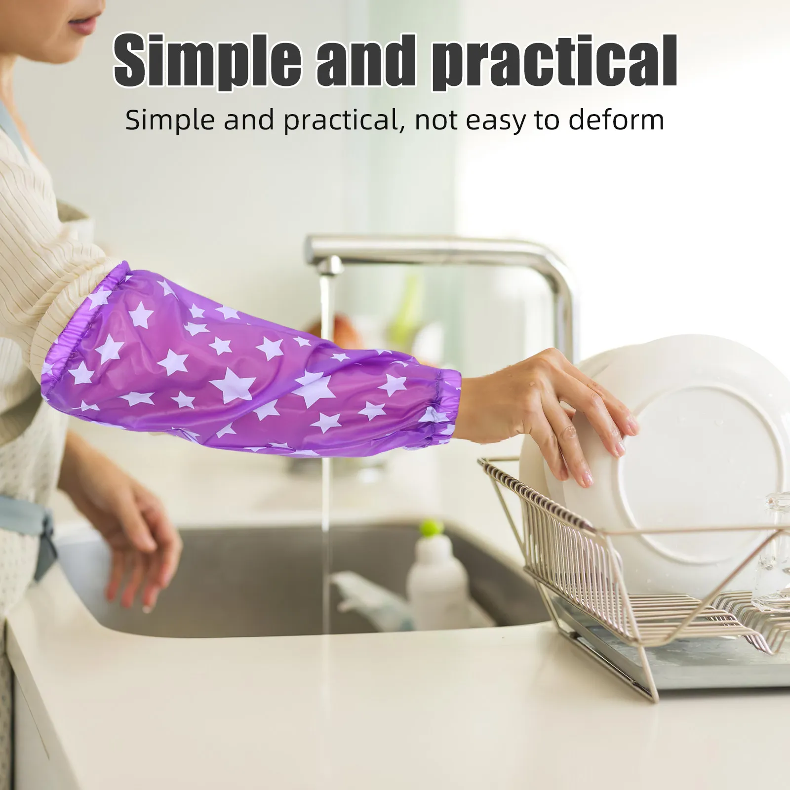 2Pairs Arm Sleeve Protector Waterproof Oilproof Kitchen Oversleeve Easy Wash Quick Dry Elastic Cuff Design Cleaning Oversleeve
2Pairs Arm Sleeve Protector Waterproof Oilproof Kitchen Oversleeve Easy Wash Quick Dry Elastic Cuff Design Cleaning Oversleeve