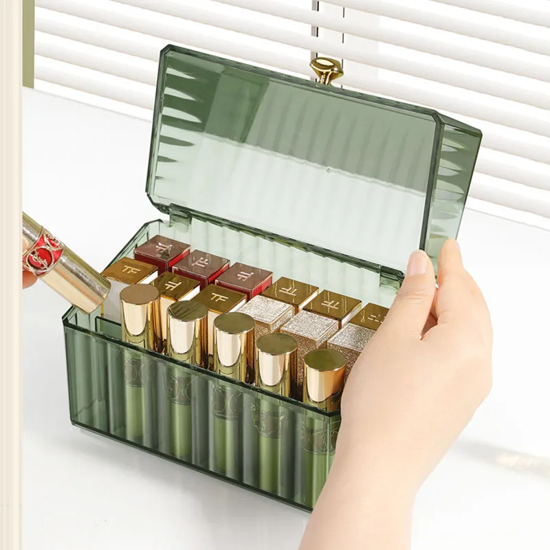 18 Grid Acrylic Lipstick Storage Box Makeup Organizer Lipstick Holder,Dustproof Transparent Cosmetics Nail Polish Case Luxury
18 Grid Acrylic Lipstick Storage Box Makeup Organizer Lipstick Holder,Dustproof Transparent Cosmetics Nail Polish Case Luxury