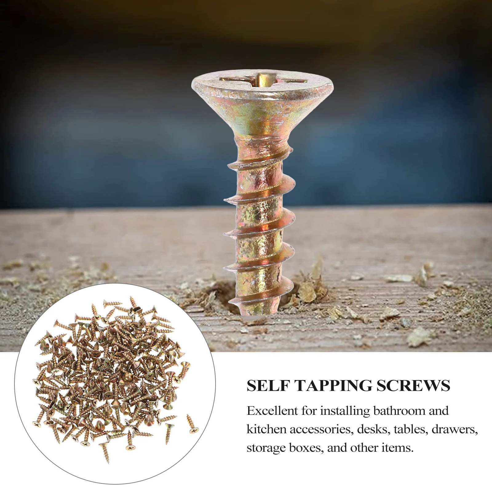 200pcs Self tapping Screws 4mm Galvanized Zinc Coating Fiberboard Drywall Countersunk Anti rust Small Drilling Hardware
200pcs Self tapping Screws 4mm Galvanized Zinc Coating Fiberboard Drywall Countersunk Anti rust Small Drilling Hardware