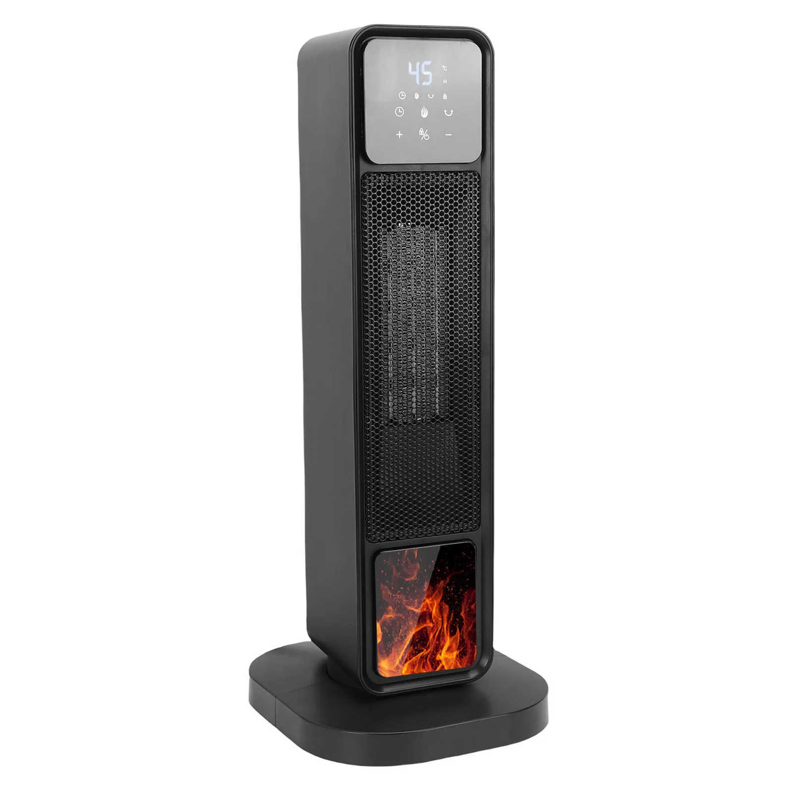 Flame Oscillating Space Heater Ceramic Heating Electric Tower Heater Fan with Remote Control Touch Screen Digital Display for In
Flame Oscillating Space Heater Ceramic Heating Electric Tower Heater Fan with Remote Control Touch Screen Digital Display for In