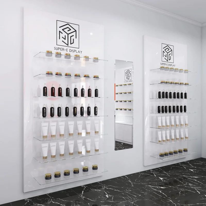 Customize.Modern Acrylic Glass Makeup Display Stand Store and Salon Cosmetic Skincare Product Floor Shelf Rack
Customize.Modern Acrylic Glass Makeup Display Stand Store and Salon Cosmetic Skincare Product Floor Shelf Rack