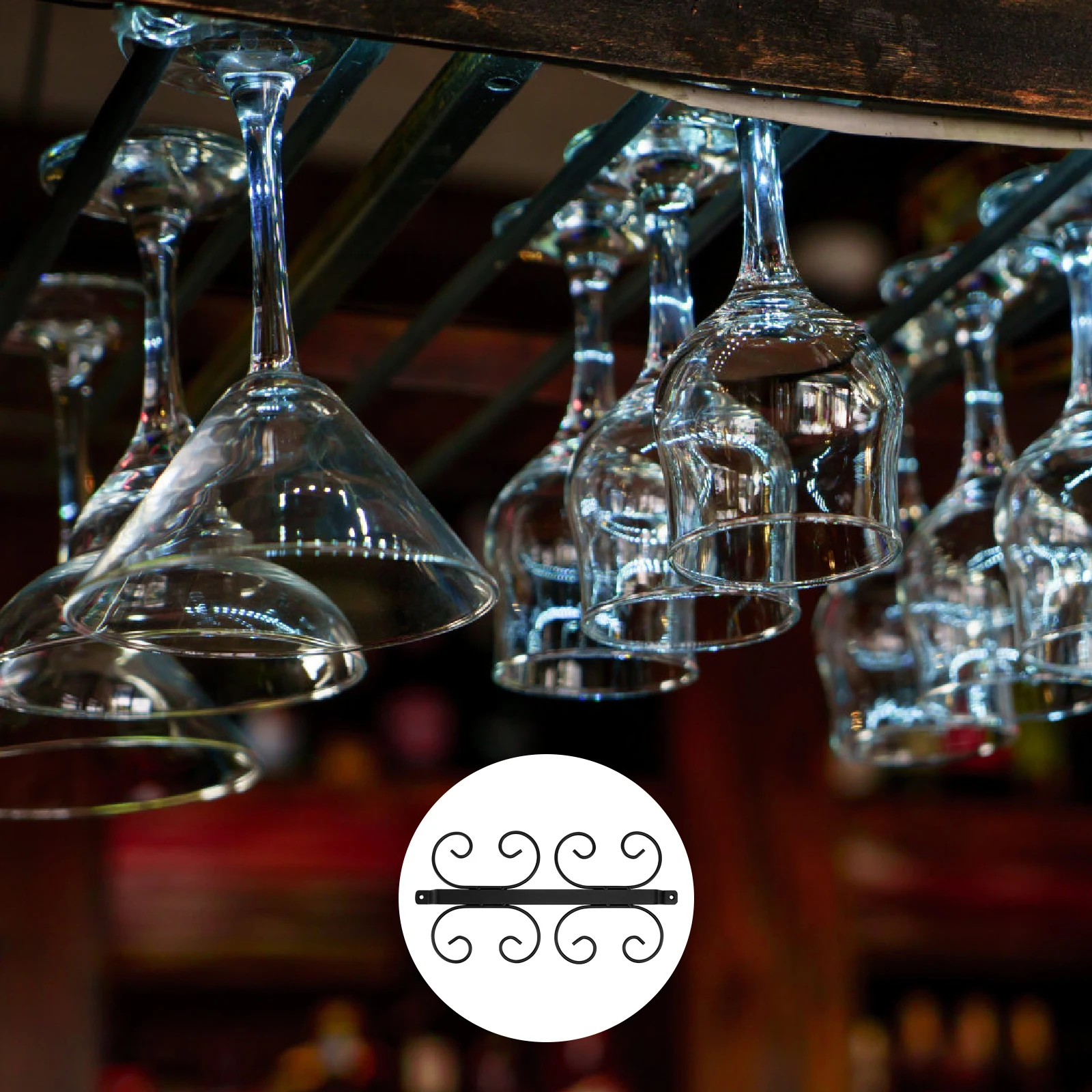 1Pcs Black Goblet Rack Premium Wine Glass Holder for Kitchen Or Bar Hanging Stemware Organizer Simple Wall Mounted Glass Drying
1Pcs Black Goblet Rack Premium Wine Glass Holder for Kitchen Or Bar Hanging Stemware Organizer Simple Wall Mounted Glass Drying