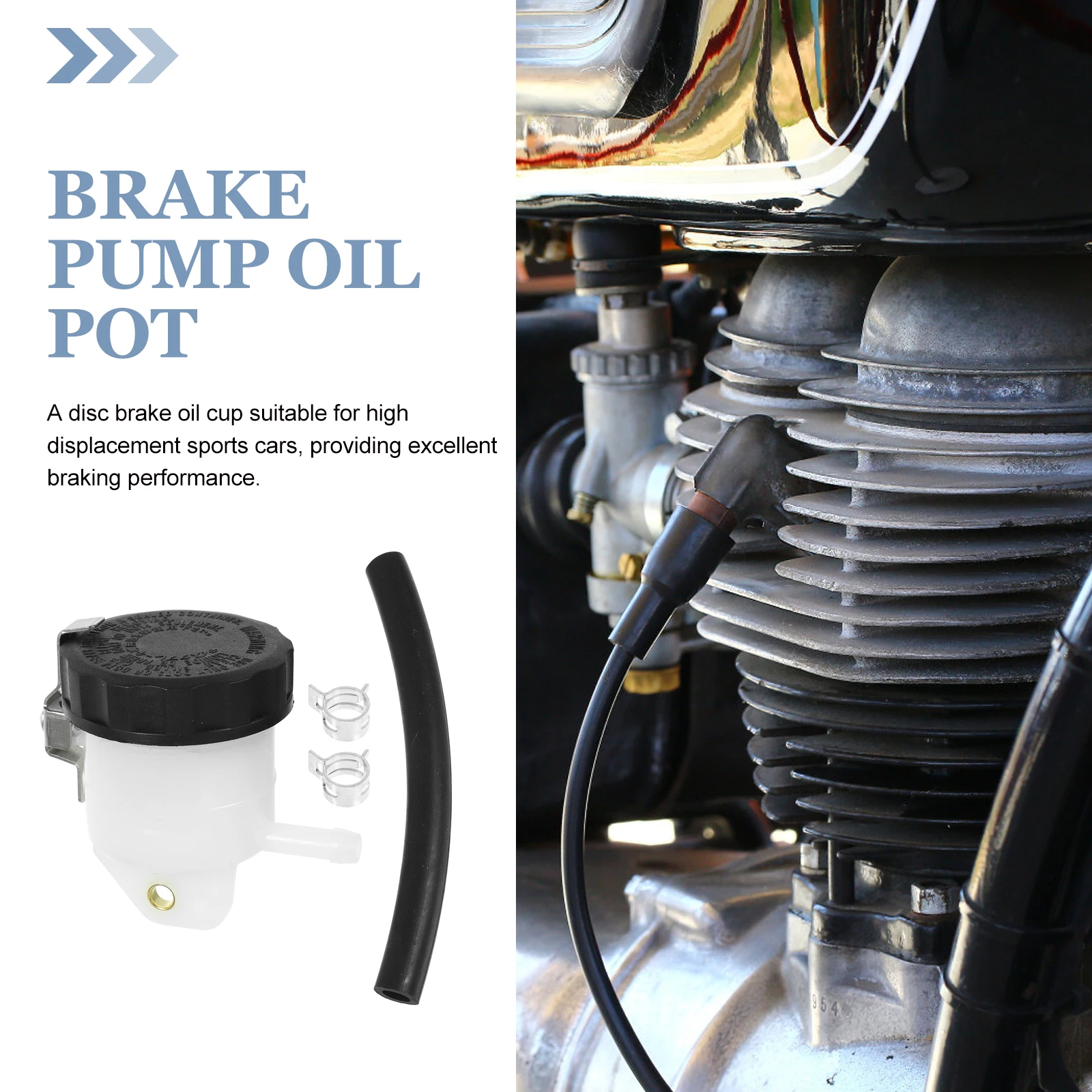 Brake Pump Oil Reservoir for Motorcycle Front Rear Brake Fluid Tank Reservoir Bottle Fluid Expansion Cup Cylinder
Brake Pump Oil Reservoir for Motorcycle Front Rear Brake Fluid Tank Reservoir Bottle Fluid Expansion Cup Cylinder
