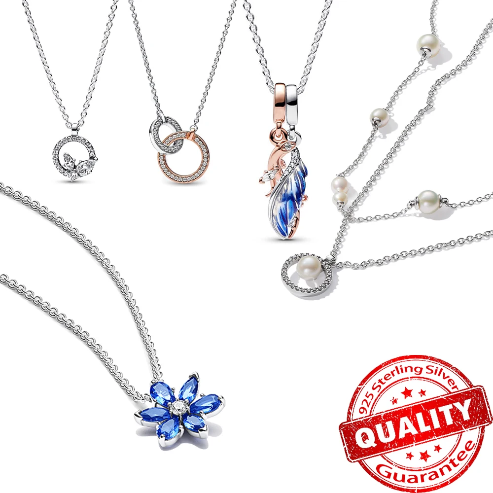 Elegant 925 Sterling Silver Feather Flower Musical Note Star Moon Pearl Necklace Boutique Couple Date Wedding Gift Matching
Elegant 925 Sterling Silver Feather Flower Musical Note Star Moon Pearl Necklace Boutique Couple Date Wedding Gift Matching