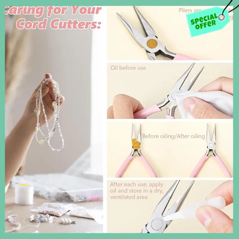 Sturdy Jewelry Making Pliers Set,Needle Nose Pliers/Round Nose Pliers/Tweezers, Chain Nose Pliers Craft Pliers For Wire Bending
Sturdy Jewelry Making Pliers Set,Needle Nose Pliers/Round Nose Pliers/Tweezers, Chain Nose Pliers Craft Pliers For Wire Bending