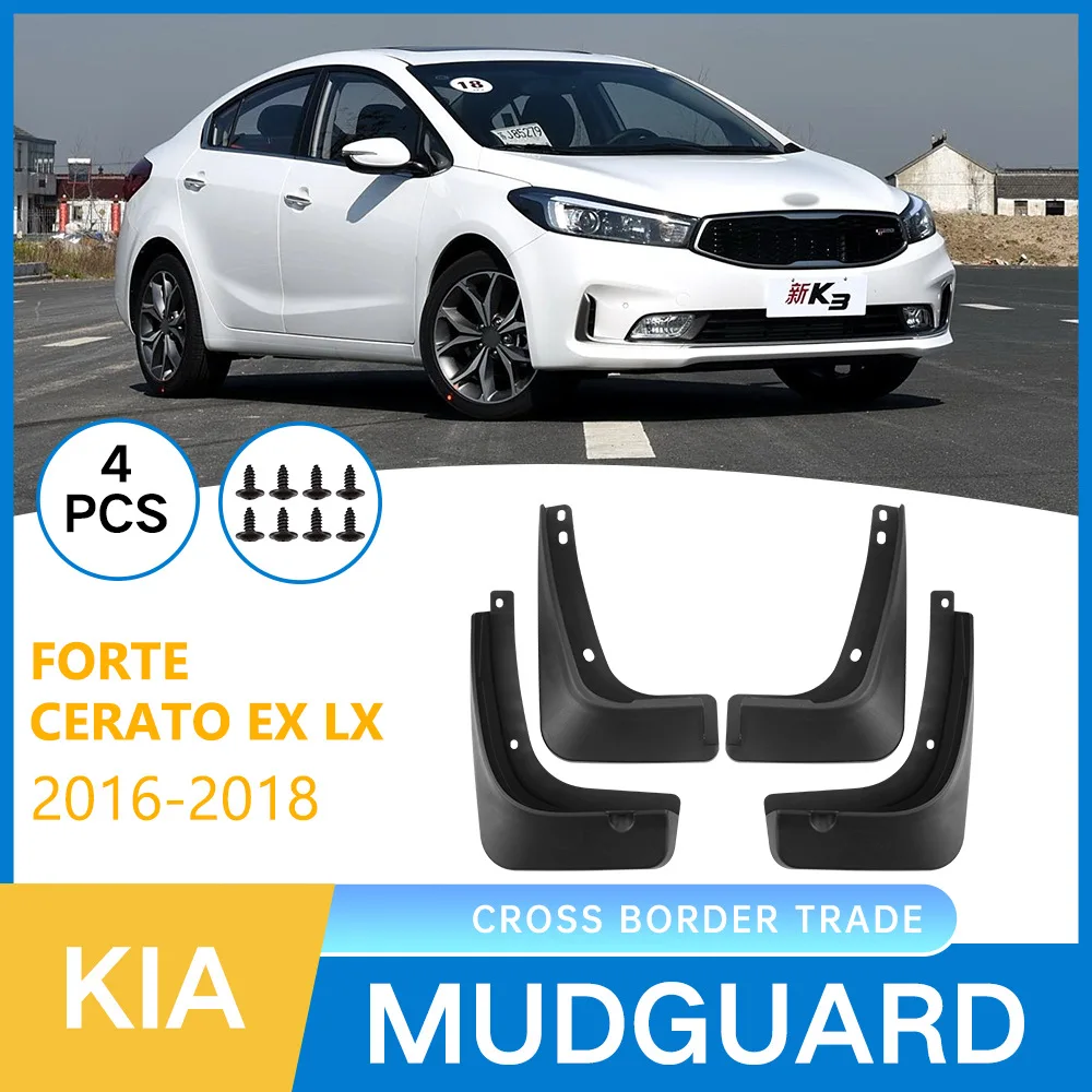 For Kia K3 Forte Cerato EX LX 2016-2018 automotive mudguard sheet,Front Rear Flares Splash Guards Cover Car Accessorie
For Kia K3 Forte Cerato EX LX 2016-2018 automotive mudguard sheet,Front Rear Flares Splash Guards Cover Car Accessorie