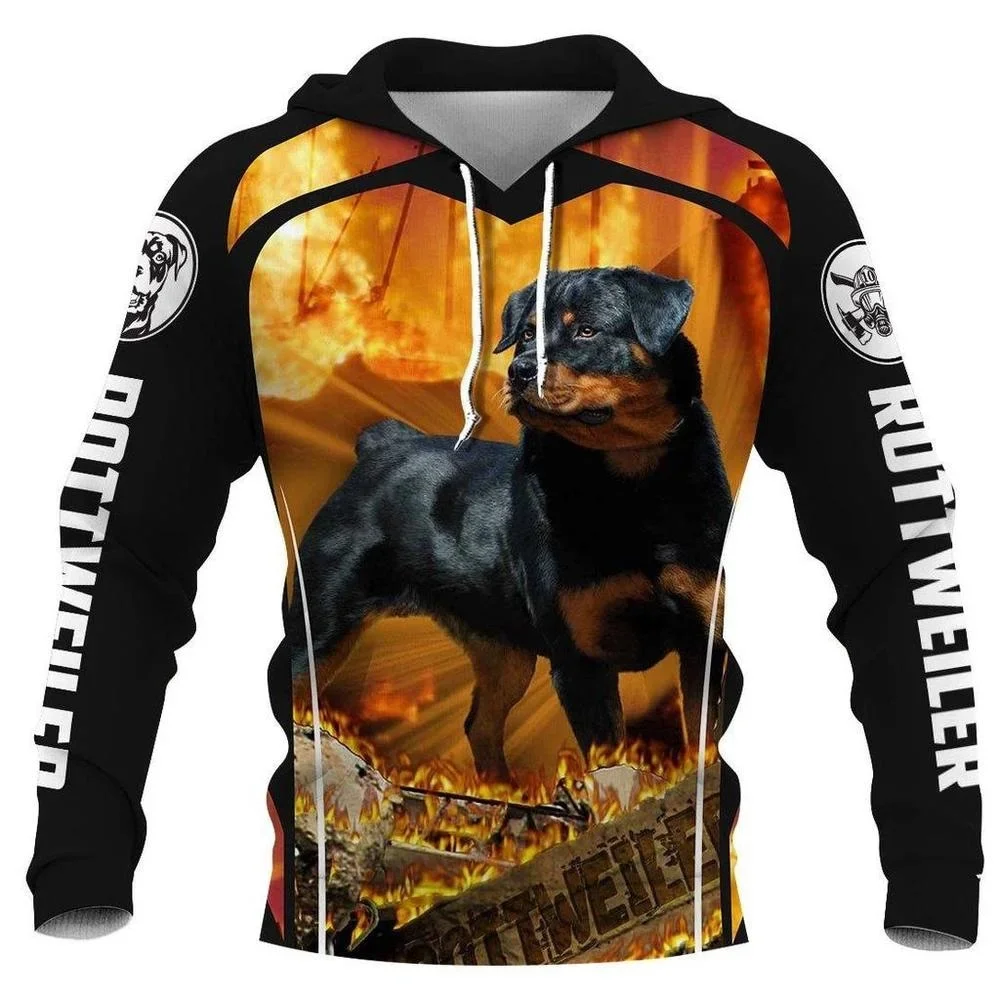 HX Fire Fighting Hoodies 3D Graphics Rottweiler Splicing Pocket Pullovers Tops Fashion Man Hoodie Sweatshirts
HX Fire Fighting Hoodies 3D Graphics Rottweiler Splicing Pocket Pullovers Tops Fashion Man Hoodie Sweatshirts