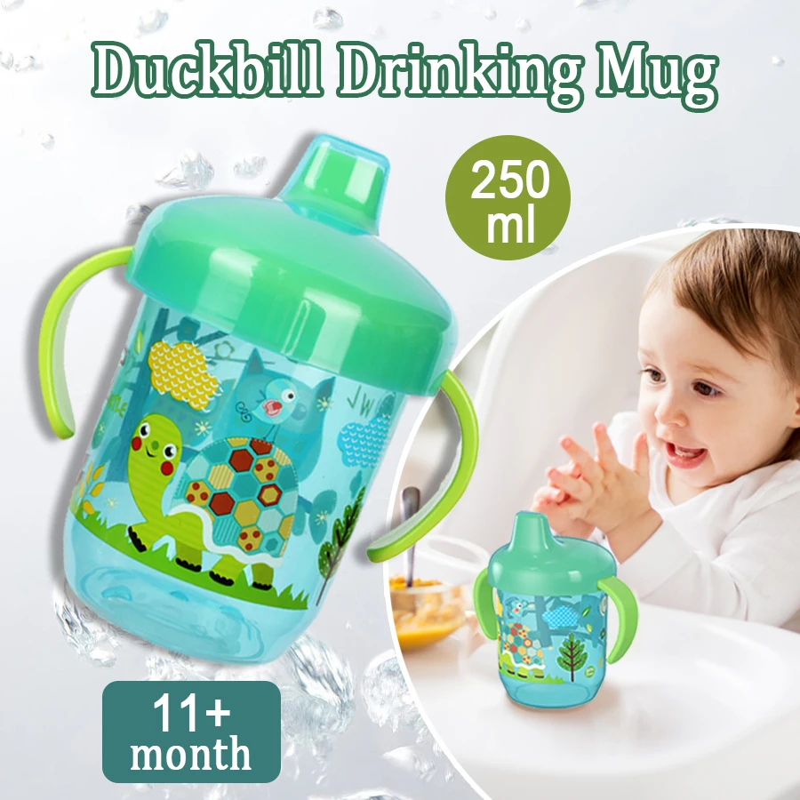 250ml children's duckbill drinking cup, 2-8 years old students cartoon water cup,drop-proof and leak-proof straight drinking cup
250ml children's duckbill drinking cup, 2-8 years old students cartoon water cup,drop-proof and leak-proof straight drinking cup