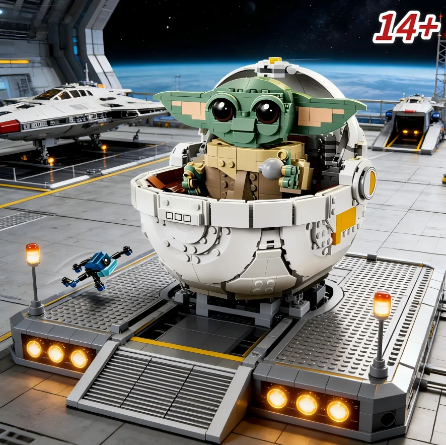 New 75403 1048PCS Grogu with Hover Pram Building Bricks Kit Timeless Character Piece Renovation
New 75403 1048PCS Grogu with Hover Pram Building Bricks Kit Timeless Character Piece Renovation