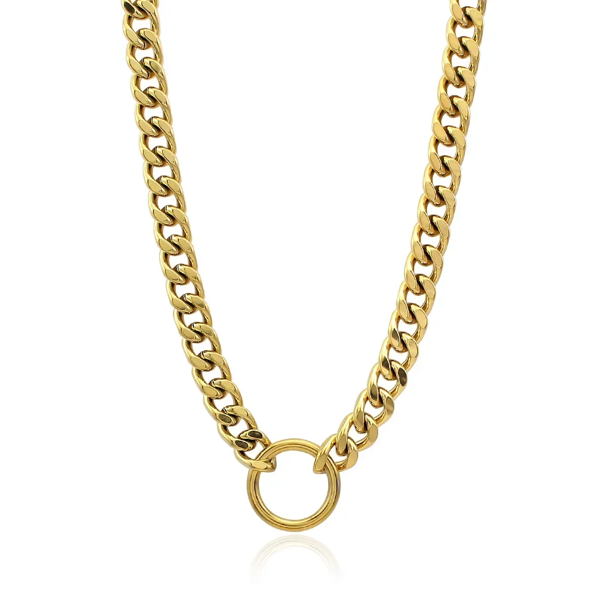 2025 Fashion Satinless steel Pendant Thick Chain Round Necklace Jewelry Unisex Choker Christmas Gifts Necklaces collar de mujer
2025 Fashion Satinless steel Pendant Thick Chain Round Necklace Jewelry Unisex Choker Christmas Gifts Necklaces collar de mujer