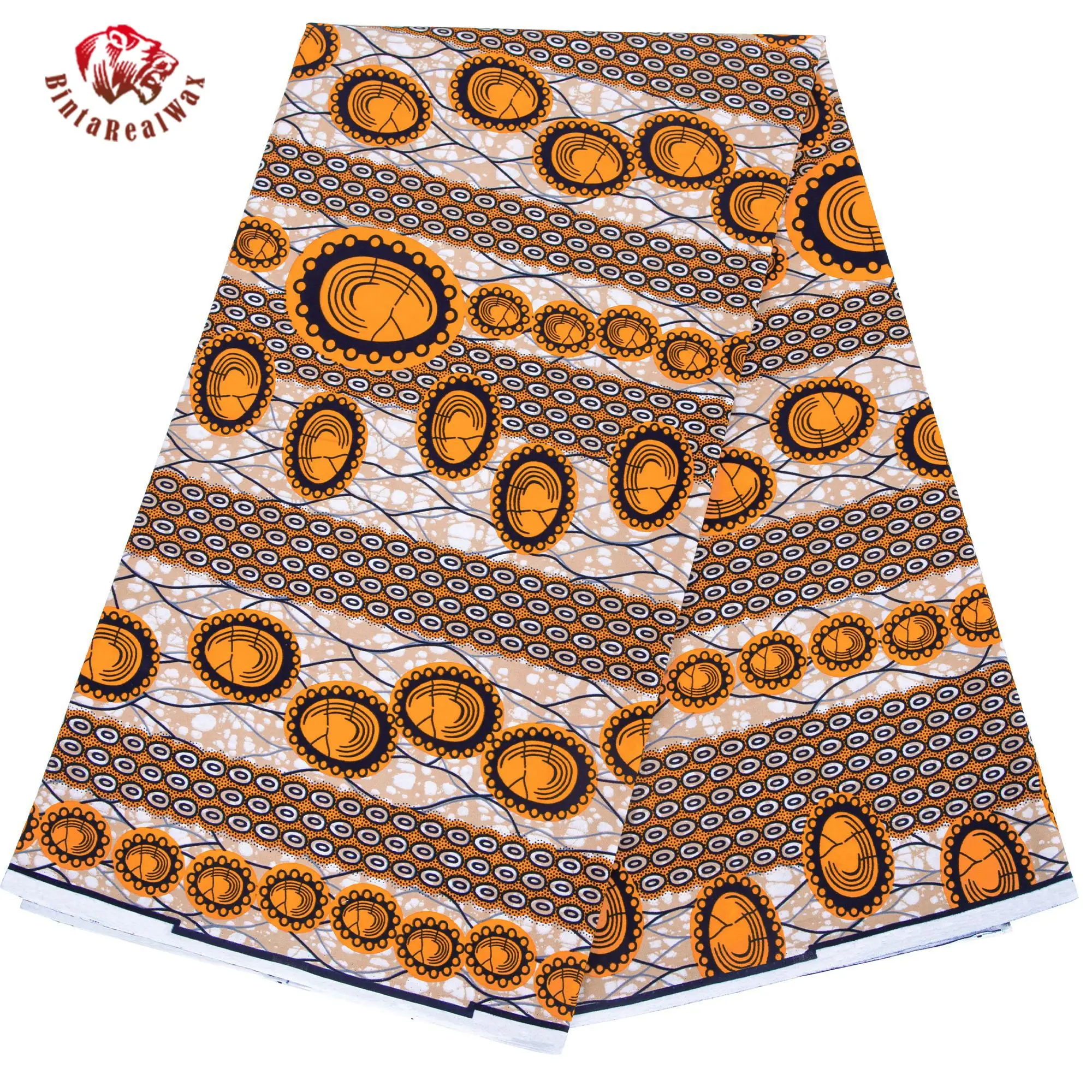 African Wax Print Ankara Fabric Orange Circle Floral Cotton Cloth for Dress Skirt DIY Sewing Ethnic Pattern 24FS1624
African Wax Print Ankara Fabric Orange Circle Floral Cotton Cloth for Dress Skirt DIY Sewing Ethnic Pattern 24FS1624