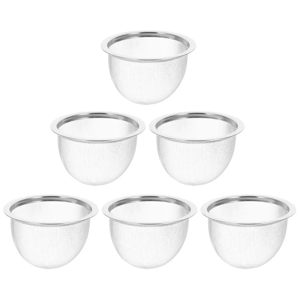 6pcs Filter Stainless Steel Strainer 7 8x5cm Mesh Infuser Basket Teapot Tea Infuser Basket Leaf Coffee Seasoning
6pcs Filter Stainless Steel Strainer 7 8x5cm Mesh Infuser Basket Teapot Tea Infuser Basket Leaf Coffee Seasoning