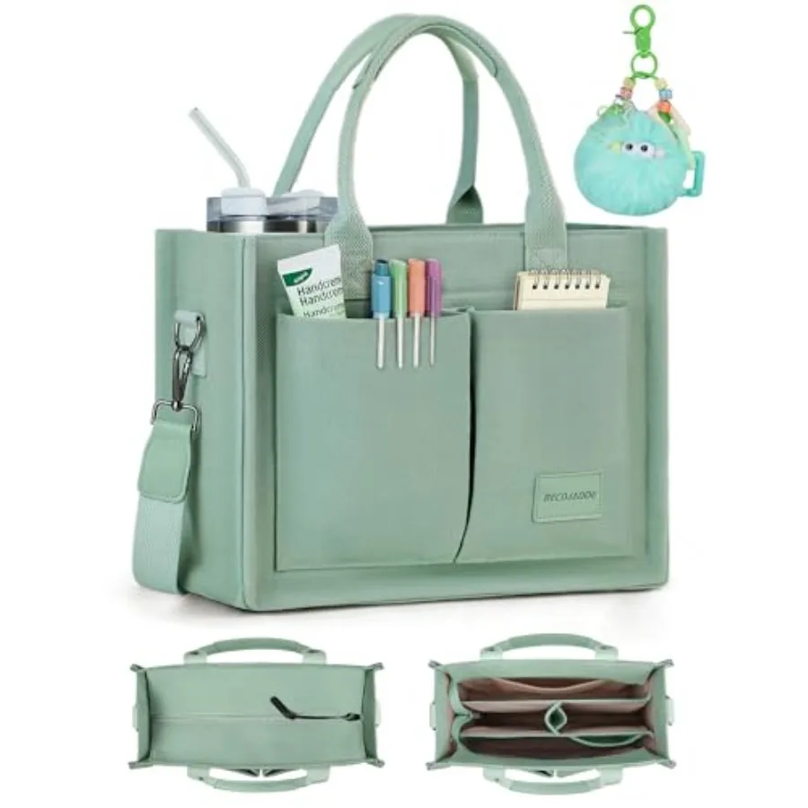 Structured Canvas Tote Bag for Women, Multi-Compartment Zippered Purse for Work Bible Travel
Structured Canvas Tote Bag for Women, Multi-Compartment Zippered Purse for Work Bible Travel